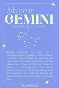 Image result for Birthchart Gemini Moon Sign