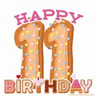 Image result for 11th Birthday Clip Art