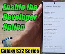 Image result for Developer Options On S22 Samsung
