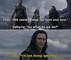 Image result for Thor Hela Loki Pool Meme