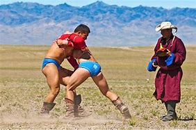 Image result for Mongolian Wrestling