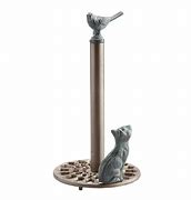 Image result for Cat and Bird Paper Towel Holder