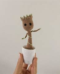 Image result for Crochet Baby Set Groot