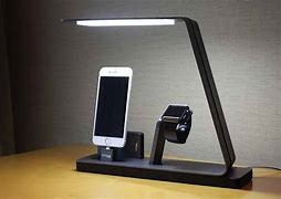 Image result for iPhone and Apple Watch Charging Station Bedside Lamps