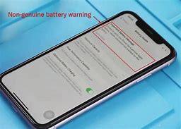 Image result for None Genuine Battery Apple