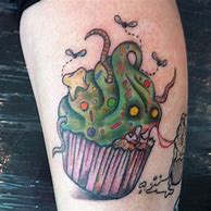 Image result for Zombie Cupcake Tattoo