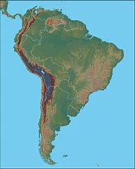 Image result for Printable Physical Map South America