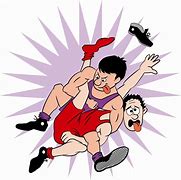Image result for Funny Cartoon Wrestlers