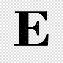 Image result for Letter E Clip Art Black and White