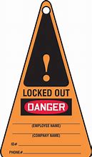 Image result for Orange Lock Tag