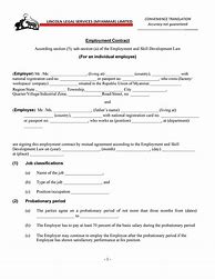 Image result for Employee Contract Template