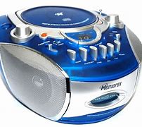 Image result for Blue Silver Boombox