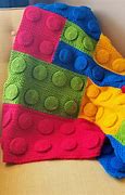 Image result for Crochet LEGO Blanket Pattern