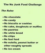 Image result for No Junk Food Log