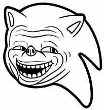 Image result for Sonic TrollFace