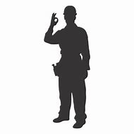 Image result for Construction Worker Silhouette Clip Art