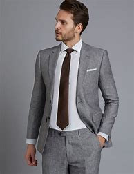 Image result for Slim Fit Linen Suits Men