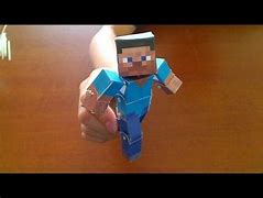 Image result for Bendable Steve Papercraft