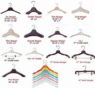 Image result for Hanger Size Chart