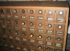 Image result for Antique Post Office Boxes