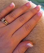 Image result for White Tip Acrylic Nails