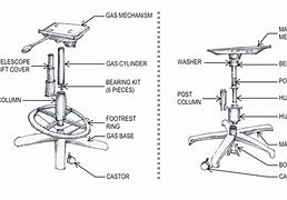 Image result for Swivel Chair Hardware Parts