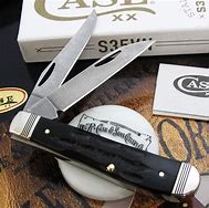 Image result for Case Buffalo Horn Trapper with S35VN Blades