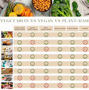 Image result for Vegan vs Vegetarian Chart
