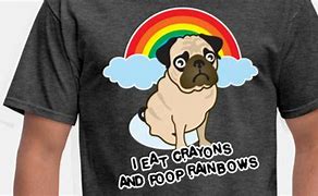 Image result for Pug Rainbow Poop