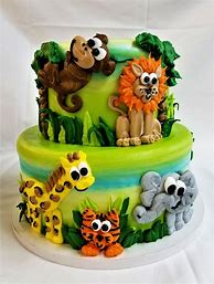 Image result for Jungle Birthday Cake