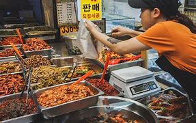 Image result for Korean Non Veg Food Market