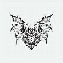 Image result for Black Bat Drawing