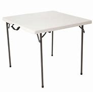 Image result for White Plastic Card Table