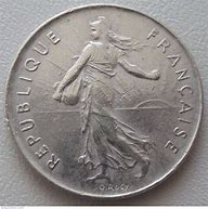 Image result for 5 Francs 1974 Value