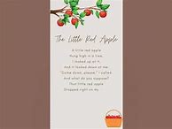 Image result for Red Apple Poem