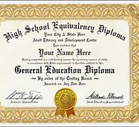 Image result for NJ GED Certificate
