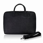 Image result for Black Colour Leather Laptop Bag