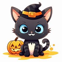 Image result for Halloween Cat Cartoon