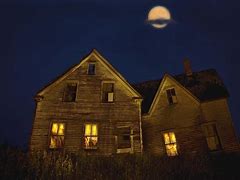 Image result for Old Country House at Night