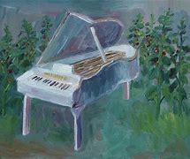 Image result for Baby Grand Piano Art