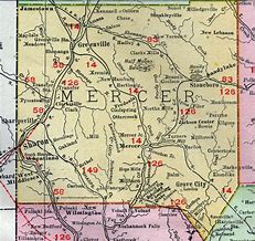 Image result for Street Map of Mercer PA