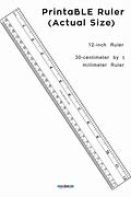 Image result for Printable Ruler Template