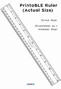 Image result for Printable Ruler PDF