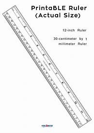 Image result for Blank Ruler Printable