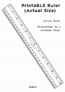 Image result for Printable Ruler Actual Size Decimal