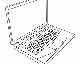 Image result for Laptop Computer Clip Art Black and White