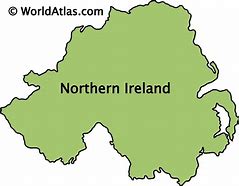 Image result for Physical Map of Northern Ireland