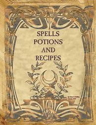Image result for Magic Spell Book Pages