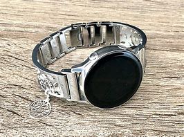 Image result for Samsung Galaxy Watch 4 Silver Bands for Women