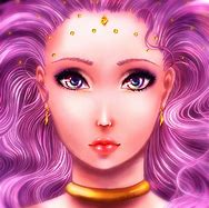 Image result for Pink Hair Galaxy-Eyes Anme